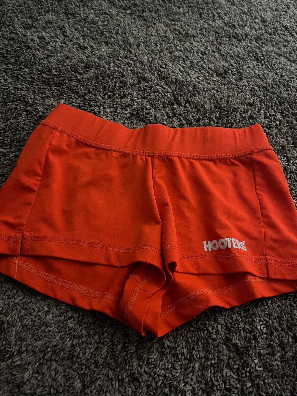 Hooters Bright Orange Women’s Athletic Shorts